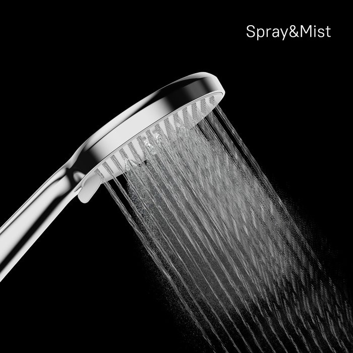 Душевая лейка Milardo Ideal Spa ILS3FCRM18 глянцевый хром