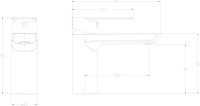 Смеситель для раковины Wonzon & Woghand WW-A40732-CR хром