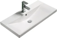 Тумба с раковиной Velvex Gesso 80.2Y дуб сонома, белая