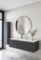 Тумба под раковину без столешницы Armadi Art Quatro 2 140 anthracite