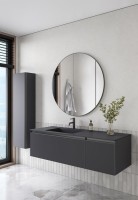 Тумба под раковину без столешницы Armadi Art Quatro 2 140 anthracite