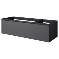 Тумба под раковину без столешницы Armadi Art Quatro 2 140 anthracite