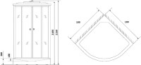 Душевая кабина Grossberg ТМ 313 Душевая кабина Grossberg ТМ 313