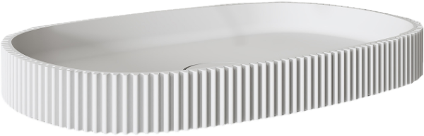 Накладная раковина Abber Stein AS2601 матовая белая