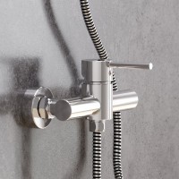 Душевой комплект Смеситель для душа Damixa Scandinavian Pure 362000000 хром + Гарнитур RedBlu Palace One 914100000