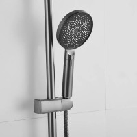 Душевая стойка Shevanik S8336T оружейная сталь