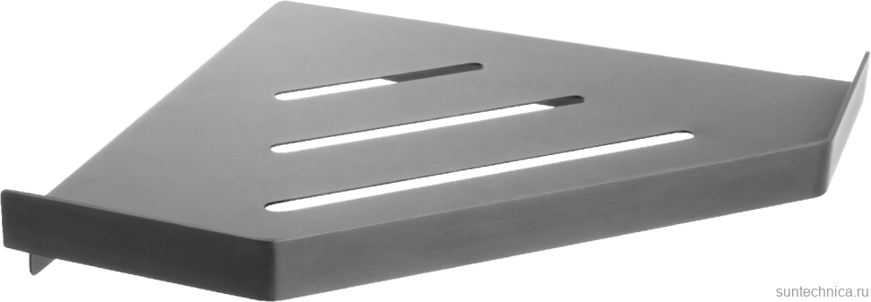 Полка Fixsen Hi-Tech FX-841F угловая, графит