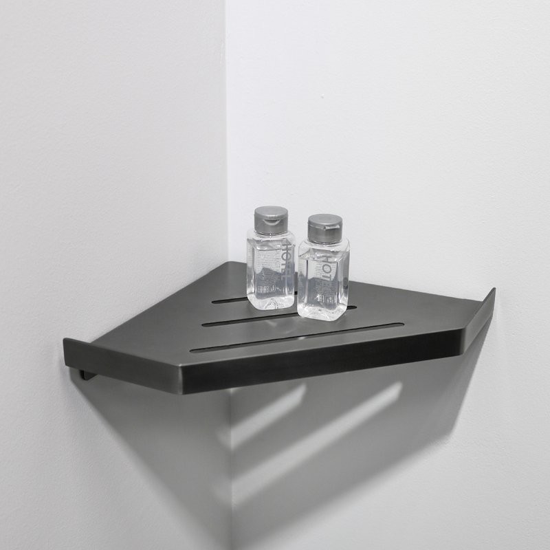 Полка Fixsen Hi-Tech FX-841F угловая, графит