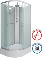 Душевая кабина Niagara Classic NG-33094-14RBKT 100х90 см, без крыши, с тропическим душем