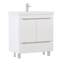 Тумба под раковину без столешницы Vigo Grani 80 белая, для раковины Cersanit Como 80