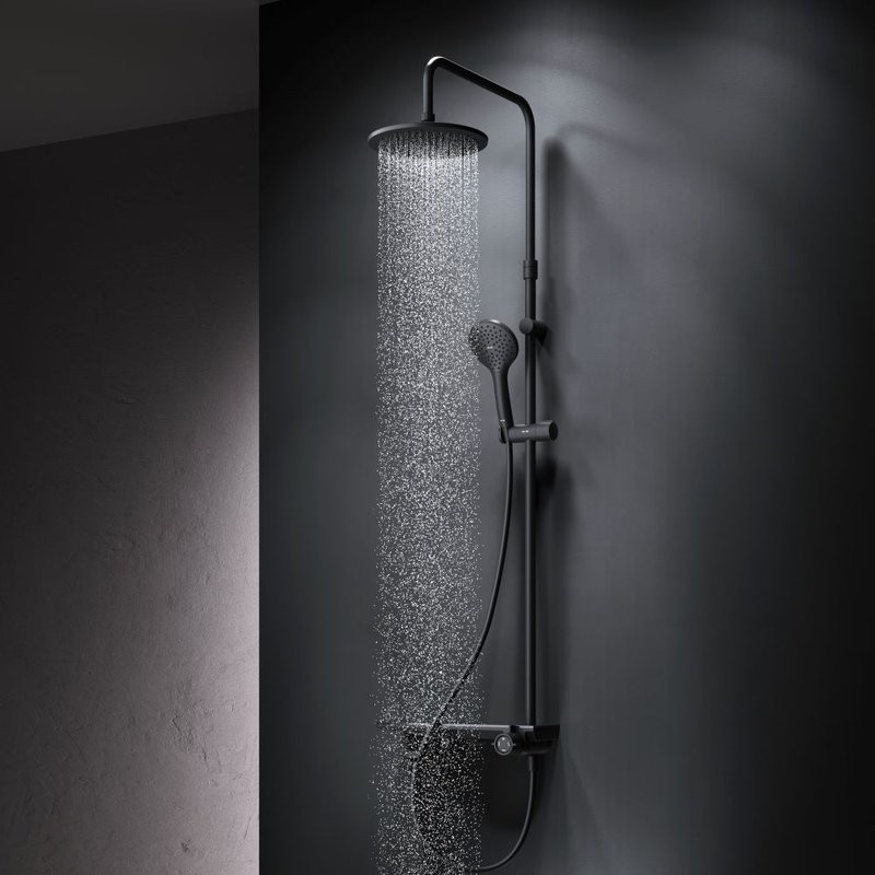 Душевая стойка AM.PM Gem F0790722 матовая черная