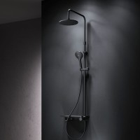 Душевая стойка AM.PM Gem F0790722 матовая черная