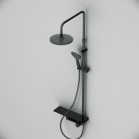 Душевая стойка AM.PM Gem F0790722 матовая черная