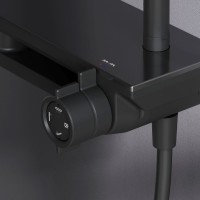 Душевая стойка AM.PM Gem F0790722 матовая черная