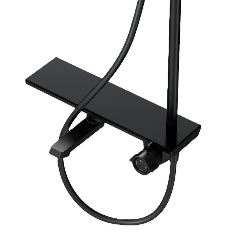 Душевая стойка AM.PM Gem F0790722 матовая черная