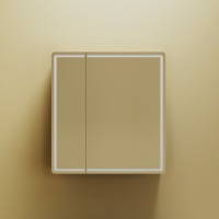 Зеркало-шкаф Sancos Mirror 70 с подсветкой, дуб чарльстон