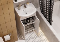 Тумба с раковиной AQUATON Мира Н 45