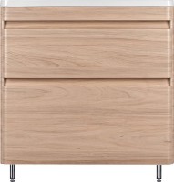 Тумба с раковиной Style Line Атлантика 80 Люкс Plus, напольная, ясень перламутр