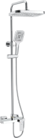Душевая стойка Rose R1836-6 с каскадным изливом, хром