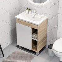 Мебель для ванной комнаты 1MarKa Nuvo 60Н напольная, дуб сонома