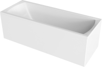 Акриловая ванна Marka One Modern 150x75 см, пристенная, белая, на ножках