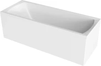 Акриловая ванна Marka One Modern 150x75 см, пристенная, белая, на ножках