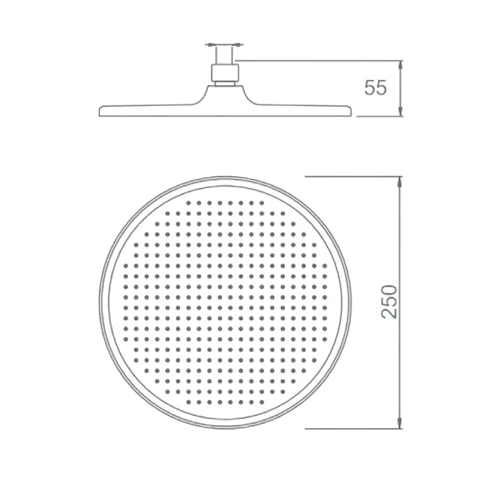 Верхний душ Splenka S451 S451.50 хром