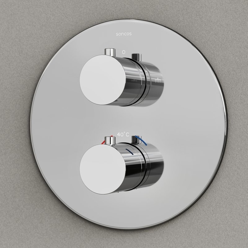 Душевой комплект Sancos Etna SC9010CH С ВНУТРЕННЕЙ ЧАСТЬЮ, хром