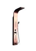 Душевая панель Ceruttispa Celia RG CT10406 розовое золото