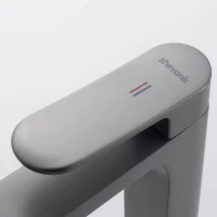 Смеситель для раковины Shevanik S4501T, оружейная сталь