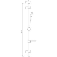 Душевой гарнитур Splenka S470.01.06, черный Душевой гарнитур Splenka S470.01.06, черный
