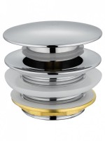 Донный клапан для раковины Wonzon & Woghand WW-SS105-CR без перелива, хром