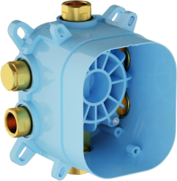 Встраиваемый смеситель для душа и ванны Ravak Flat X070179 С ВНУТРЕННЕЙ ЧАСТЬЮ, черный матовый