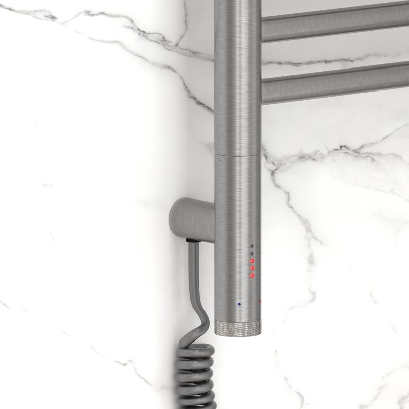 Полотенцесушитель электрический Сунержа Богема 3.1 071-6004-1250 130x55 см, подключение слева, сатин, лесенка