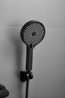 Смеситель с длинным изливом для ванны BELZ B813 B22813-7 черный