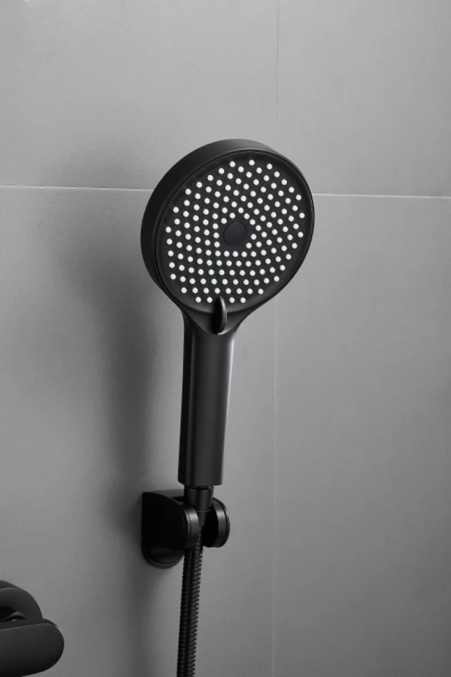 Смеситель с длинным изливом для ванны BELZ B813 B22813-7 черный