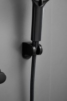 Смеситель с длинным изливом для ванны BELZ B813 B22813-7 черный