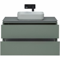Тумба под раковину Allen Brau Infinity 100 подвесная, олива матовый
