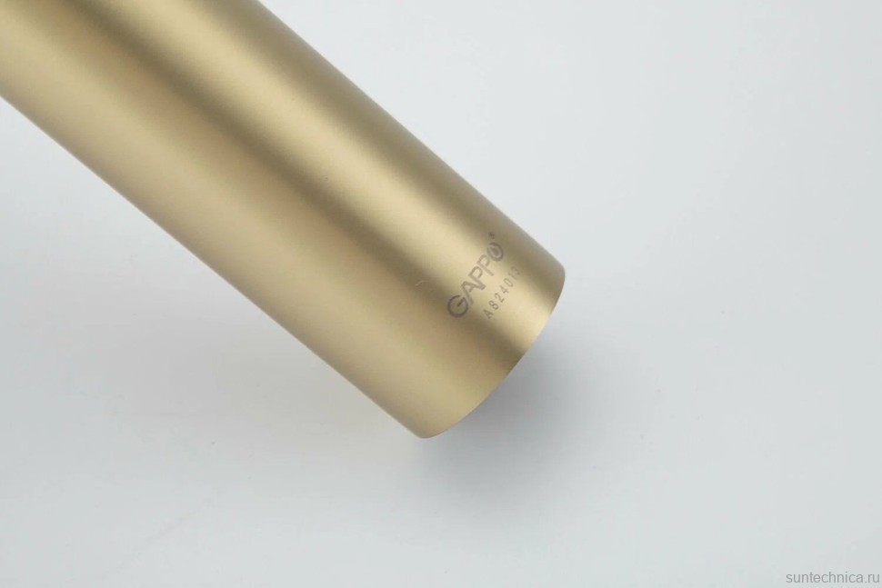 Смеситель для раковины Gappo G99-33 G1099-83 золотой сатин