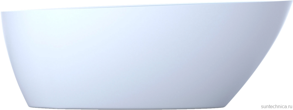 Ванна из искусственного камня Фэма Стелла 4607146342245 без опоры 170x80 см, отдельностоящая, матовая белая, овальная