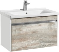 Тумба с раковиной AQUATON Капри 80 бетон пайн
