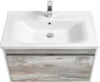 Тумба с раковиной AQUATON Капри 80 бетон пайн