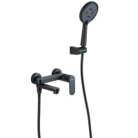 Смеситель для ванны с душем Frap H85 F3285-6 черный Смеситель для ванны с душем Frap H85 F3285-6 черный