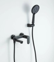 Смеситель для ванны с душем Frap H85 F3285-6 черный Смеситель для ванны с душем Frap H85 F3285-6 черный