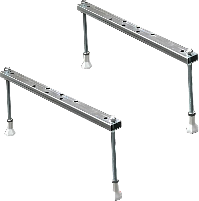 Акриловая ванна Vagnerplast Ebony 170x75 см, пристенная, белая, на ножках