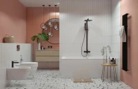 Акриловая ванна Lavinia Boho Pure 180x80 см, встраиваемая, белая, с каркасом