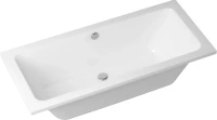 Акриловая ванна Lavinia Boho Pure 180x80 см, встраиваемая, белая, с каркасом