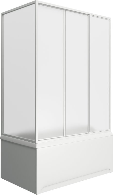 Акриловая ванна Bas Кэмерон 120x70 см, пристенная, белая + ремкомплект Good Door