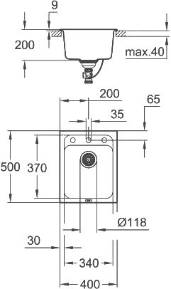 Мойка кухонная Grohe K700 31650AP0