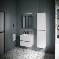Мебель для ванной комнаты Sancos Urban 60 см белый глянец